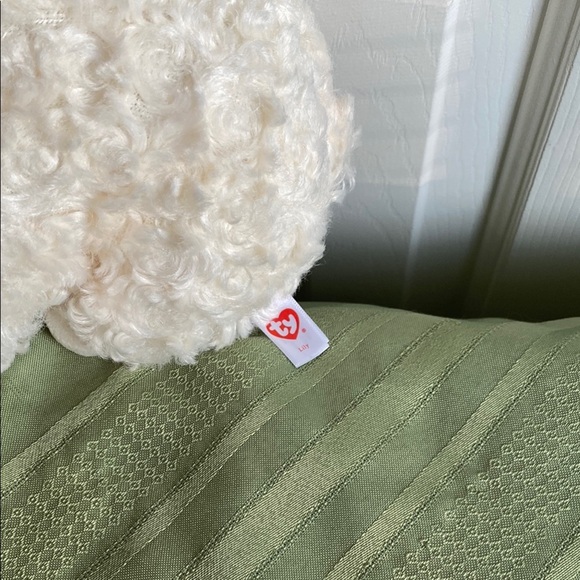 Stuff Alpaca TY 2018 11” Medium Lily Llama Alpaca Sparkle Eyes White Plush - Picture 3 of 6